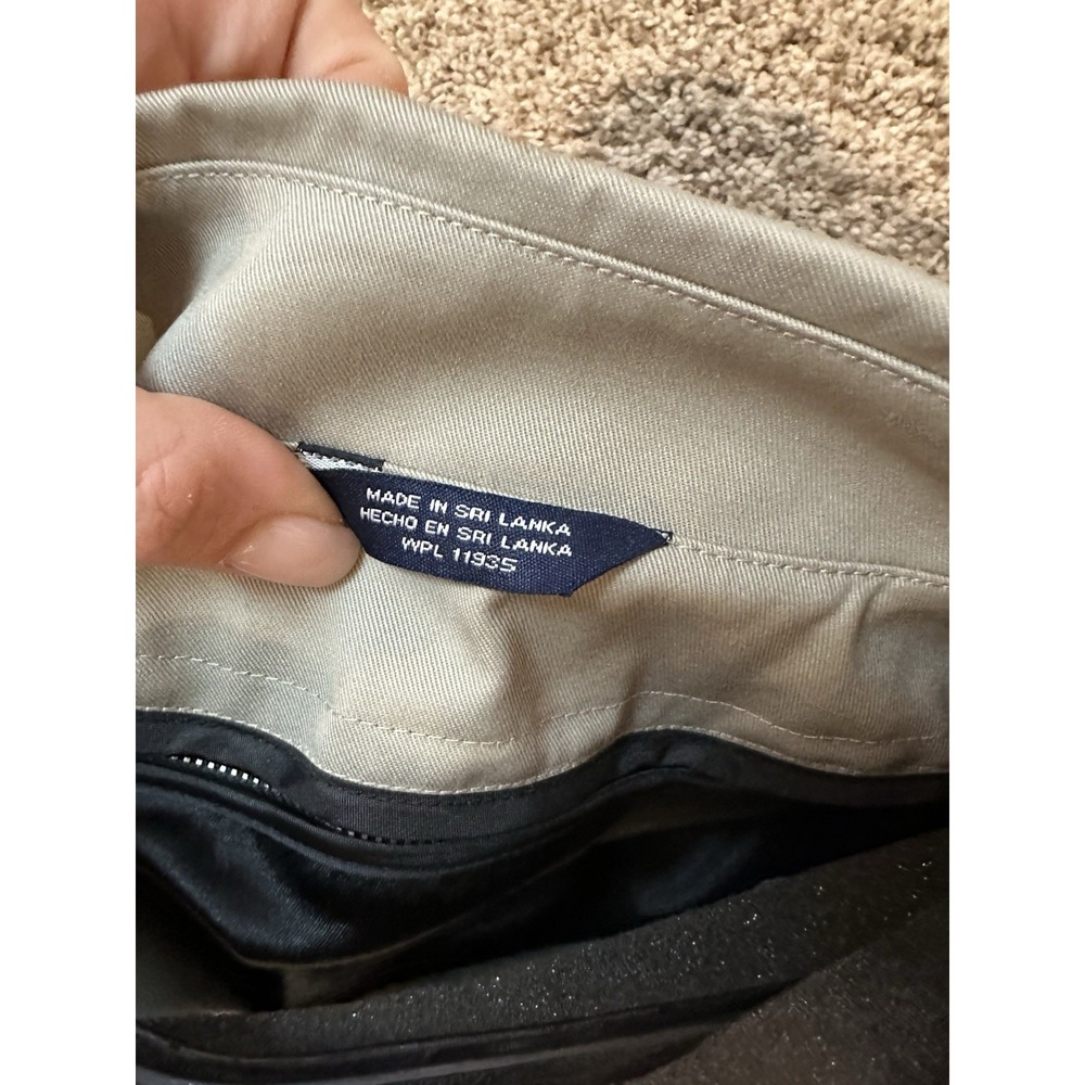 New Stafford Men's Tan Trench Coat 44 Regular - Picture 8 of 15